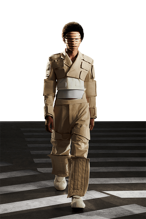 XANDER ZHOU Fall Winter 2023 fw23 Collection Interview Feature menswear womenswear ai artificial intelligence London fashion week uk china designer