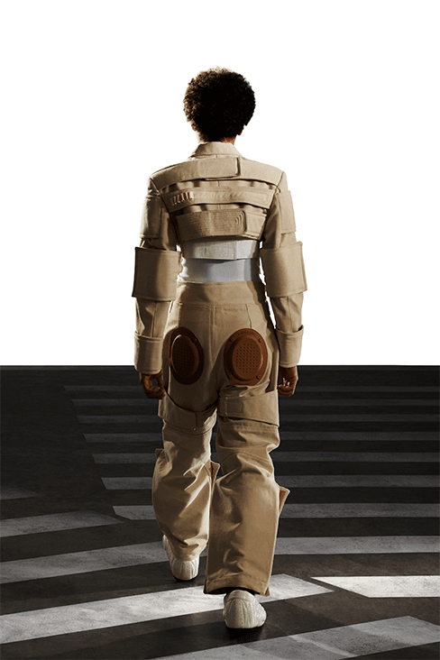 XANDER ZHOU Fall Winter 2023 fw23 Collection Interview Feature menswear womenswear ai artificial intelligence London fashion week uk china designer