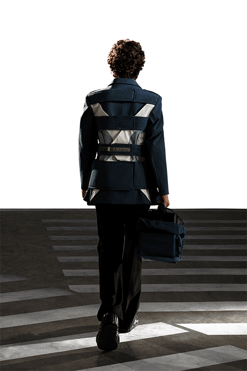 XANDER ZHOU Fall Winter 2023 fw23 Collection Interview Feature menswear womenswear ai artificial intelligence London fashion week uk china designer