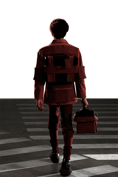 XANDER ZHOU Fall Winter 2023 fw23 Collection Interview Feature menswear womenswear ai artificial intelligence London fashion week uk china designer