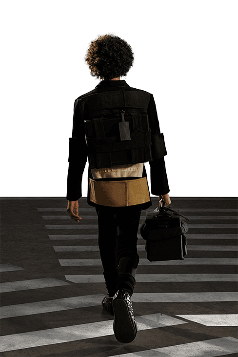 XANDER ZHOU Fall Winter 2023 fw23 Collection Interview Feature menswear womenswear ai artificial intelligence London fashion week uk china designer