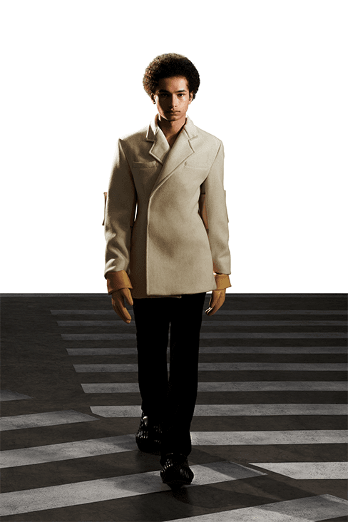 XANDER ZHOU Fall Winter 2023 fw23 Collection Interview Feature menswear womenswear ai artificial intelligence London fashion week uk china designer