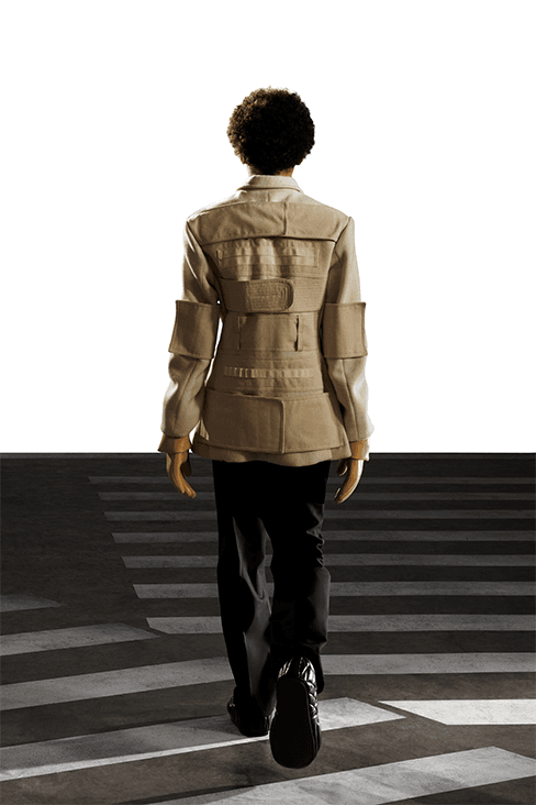 XANDER ZHOU Fall Winter 2023 fw23 Collection Interview Feature menswear womenswear ai artificial intelligence London fashion week uk china designer