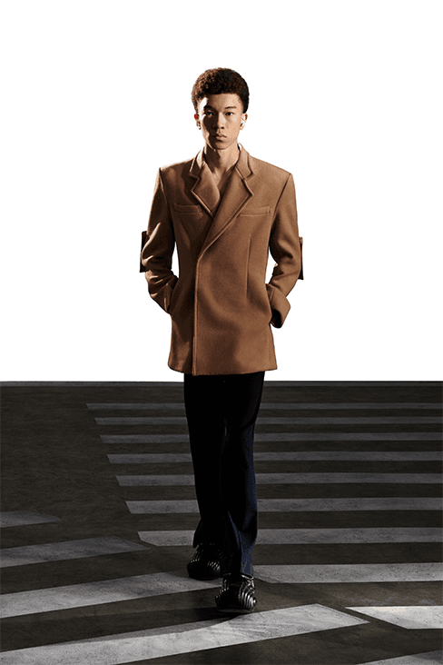 XANDER ZHOU Fall Winter 2023 fw23 Collection Interview Feature menswear womenswear ai artificial intelligence London fashion week uk china designer