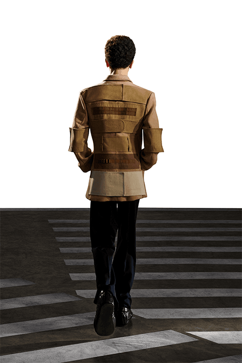 XANDER ZHOU Fall Winter 2023 fw23 Collection Interview Feature menswear womenswear ai artificial intelligence London fashion week uk china designer