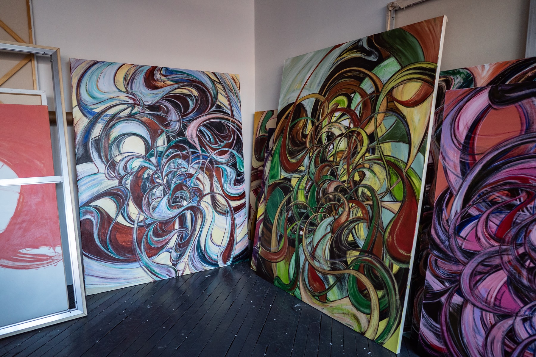 yuan fang hypeart visits artist artworks interviews half gallery exhibition contemporary art