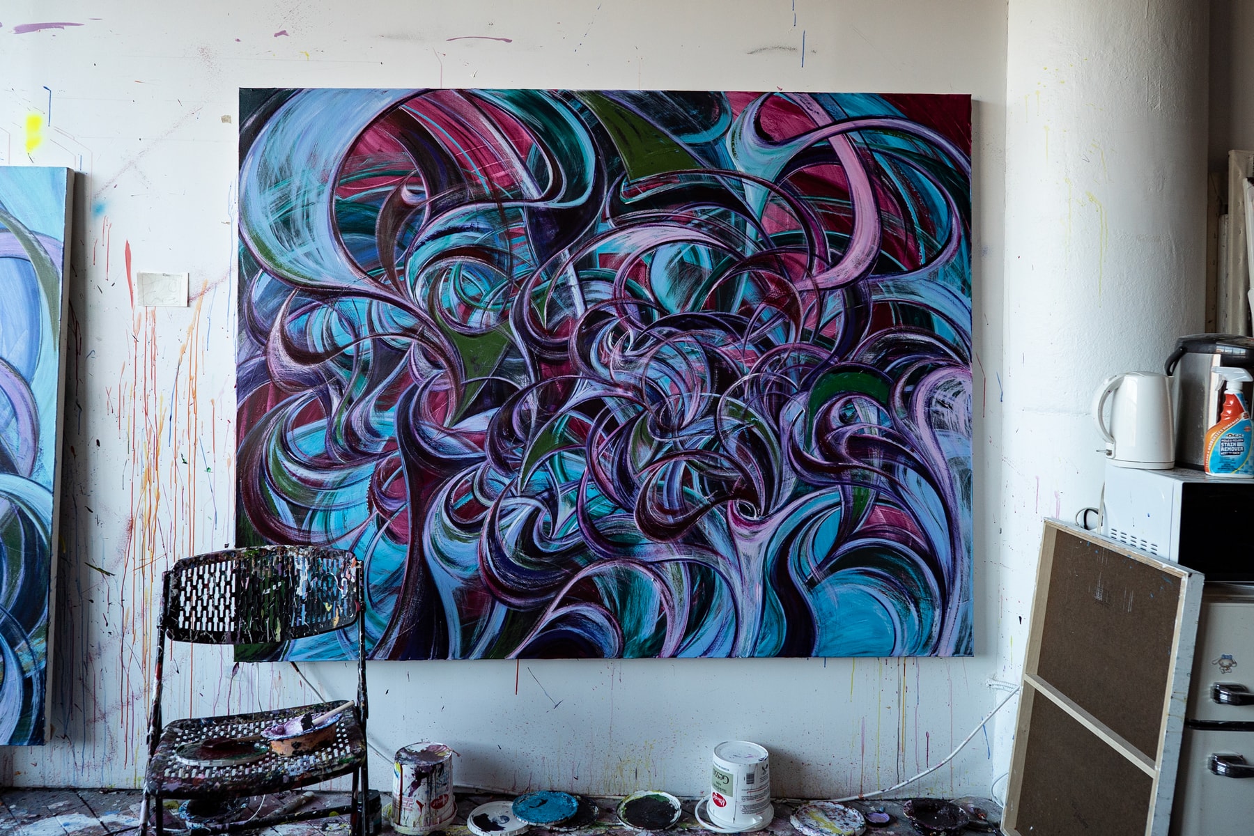 yuan fang hypeart visits artist artworks interviews half gallery exhibition contemporary art