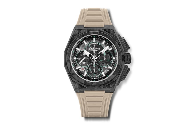 Zenith Releases This Season's Limited Edition Defy Extreme E 2023 crafted entirely in carbon fibre and featuring Extreme E’s official “Vital Green” colour hydro x prix scotland