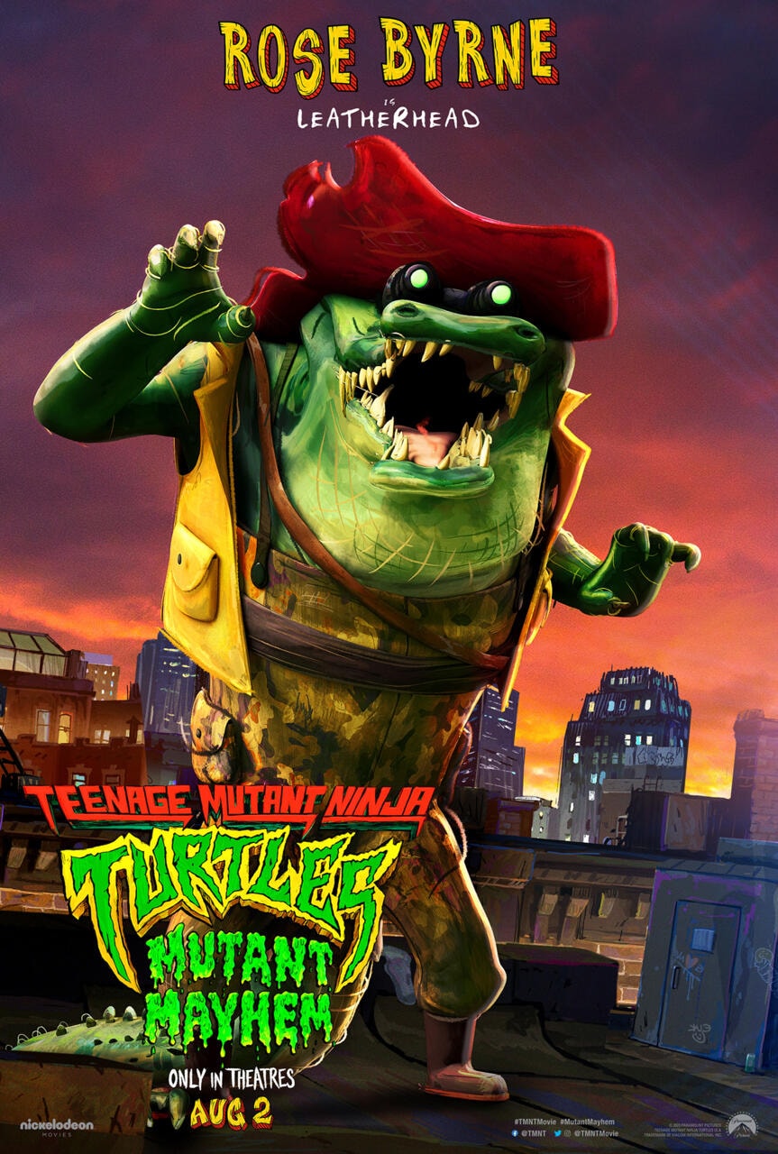‘Teenage Mutant Ninja Turtles: Mutant Mayhem’ Reveals Character Posters Entertainment