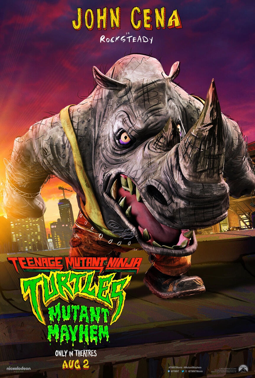 NickALive!: Paramount Unveils New 'TMNT: Mutant Mayhem' Character Posters,  Cast Featurette