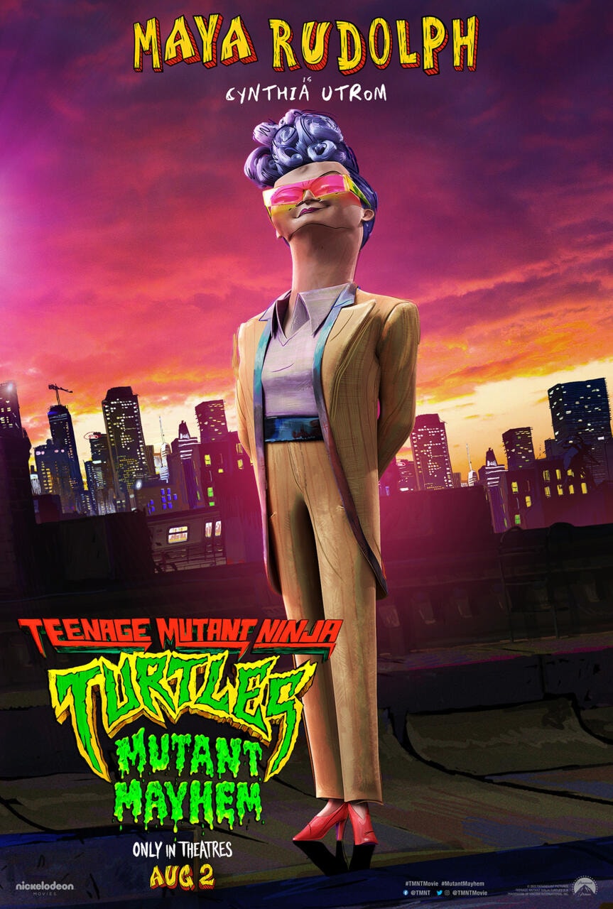 Teenage Mutant Ninja Turtles: Mutant Mayhem Movie Poster (#40 of