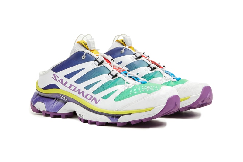 mm6 maison margiela salomon xt 4 mule mulified earth vibrant color tones first look release info date price “Transparent Yellow And Lapis Blue” “White And Spring Bouquet” “Black”