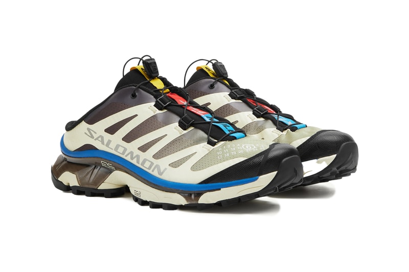 mm6 maison margiela salomon xt 4 mule mulified earth vibrant color tones first look release info date price “Transparent Yellow And Lapis Blue” “White And Spring Bouquet” “Black”