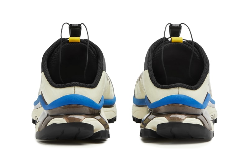 mm6 maison margiela salomon xt 4 mule mulified earth vibrant color tones first look release info date price “Transparent Yellow And Lapis Blue” “White And Spring Bouquet” “Black”