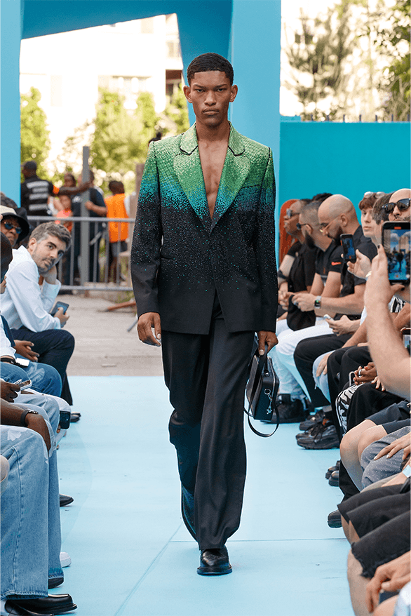 3.PARADIS Spring Summer 2024 Paris Fashion Week menswear womenswear runway show debut rimowa Emeric Tchatchoa 