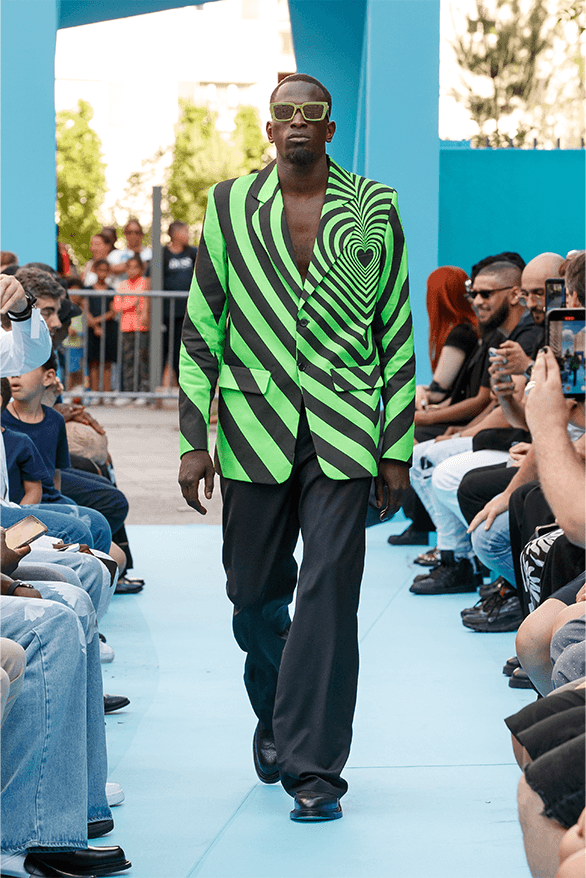 3.PARADIS Spring Summer 2024 Paris Fashion Week menswear womenswear runway show debut rimowa Emeric Tchatchoa 