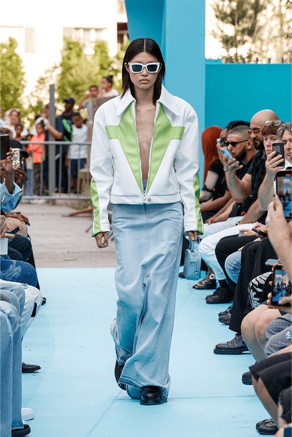 3.PARADIS Spring Summer 2024 Paris Fashion Week menswear womenswear runway show debut rimowa Emeric Tchatchoa 