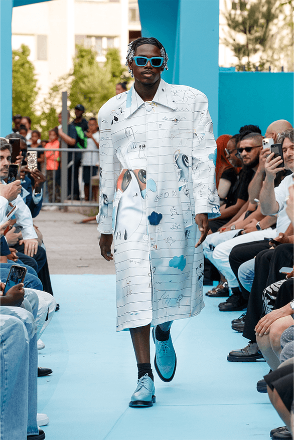 3.PARADIS Spring Summer 2024 Paris Fashion Week menswear womenswear runway show debut rimowa Emeric Tchatchoa 