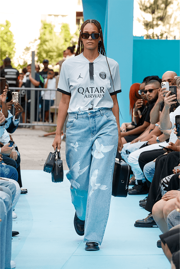 3.PARADIS Spring Summer 2024 Paris Fashion Week menswear womenswear runway show debut rimowa Emeric Tchatchoa 