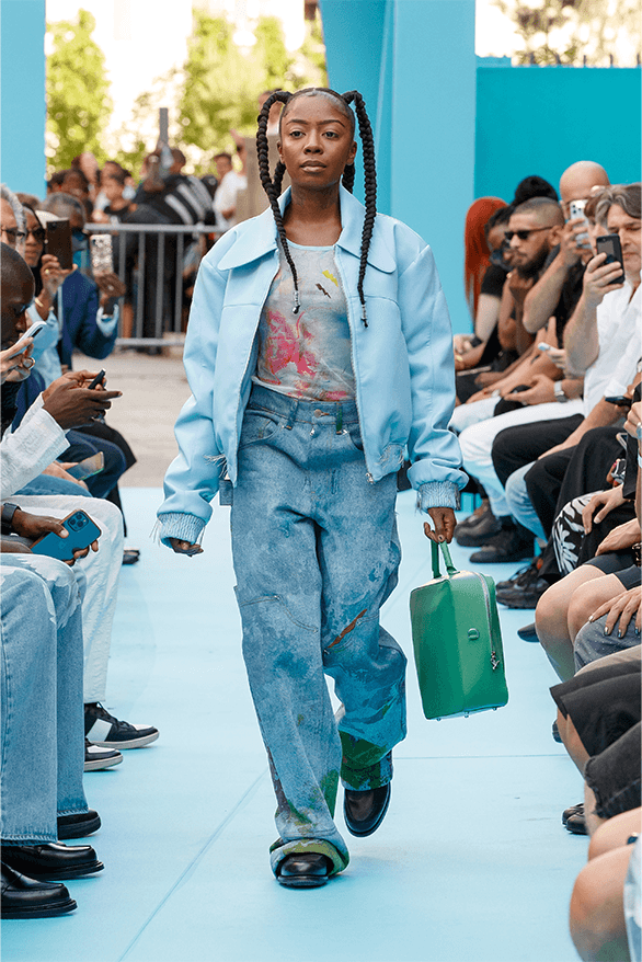 3.PARADIS Spring Summer 2024 Paris Fashion Week menswear womenswear runway show debut rimowa Emeric Tchatchoa 