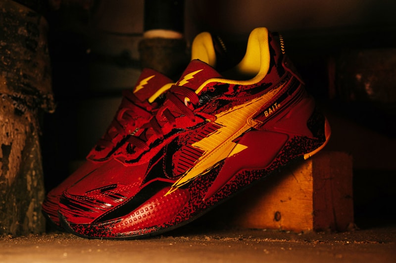 BAIT PUMA RS-X The Flash Film Movie Premiere Release Date Shoe Footwear Sneaker Details Images Preview Launch Release Date