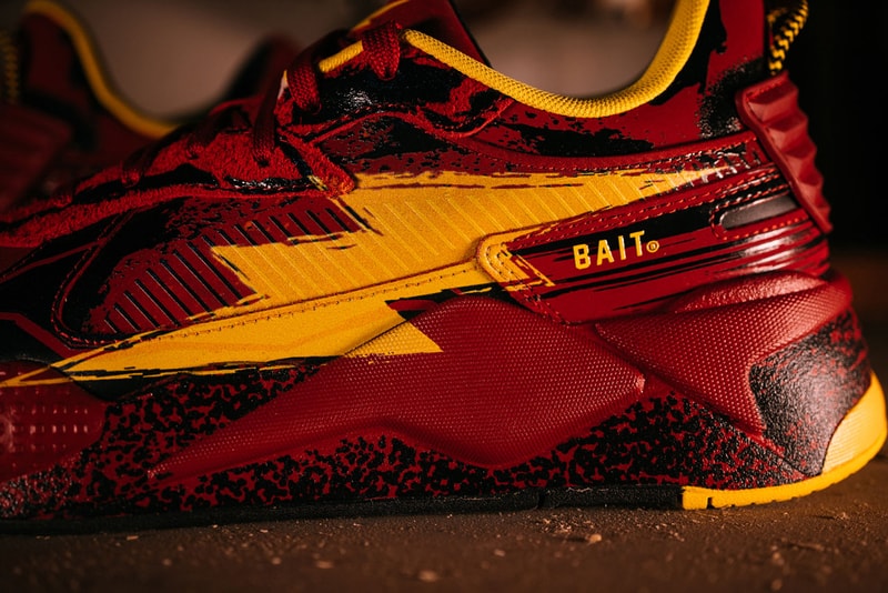 BAIT PUMA RS-X The Flash Film Movie Premiere Release Date Shoe Footwear Sneaker Details Images Preview Launch Release Date