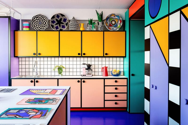 Camille Walala’s Studio Is Straight Out of a Coloring Book