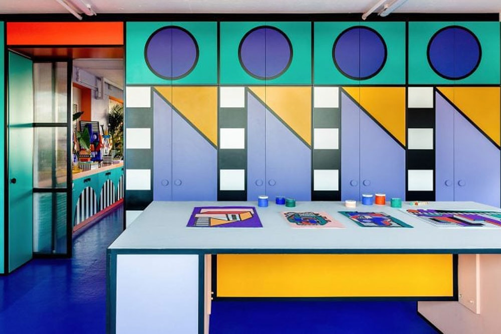Camille Walala’s Studio Is Straight Out of a Coloring Book Design