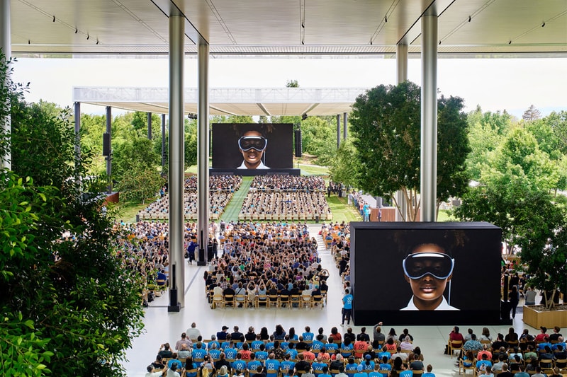 Apple WWDC 2023 Worldwide Developers Conference Apple Park Cupertino California Products Devices Everything Announced 15 Inch MacBook Mac Pro Studio Desktop Computers VR Mixed Reality Headset Vision Pro iOS 17 Software Update CEO Tim Cook