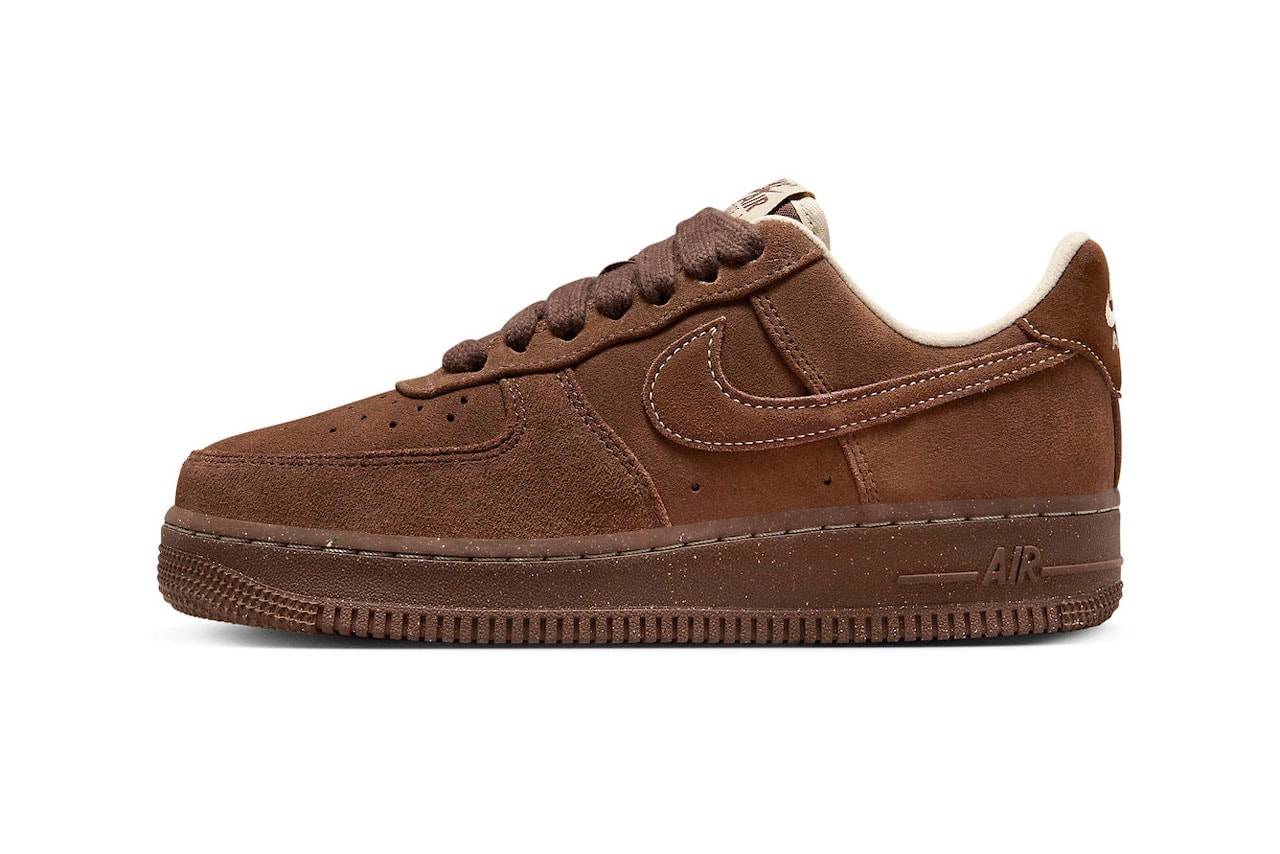 Nike’s Air Force 1 Low “Cacao Wow” Appears in Rich Brown Footwear
