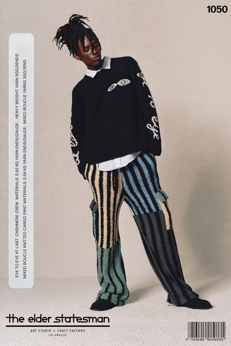 Fabrics Reign Supreme With The Elder Statesman Resort 2024 Fashion