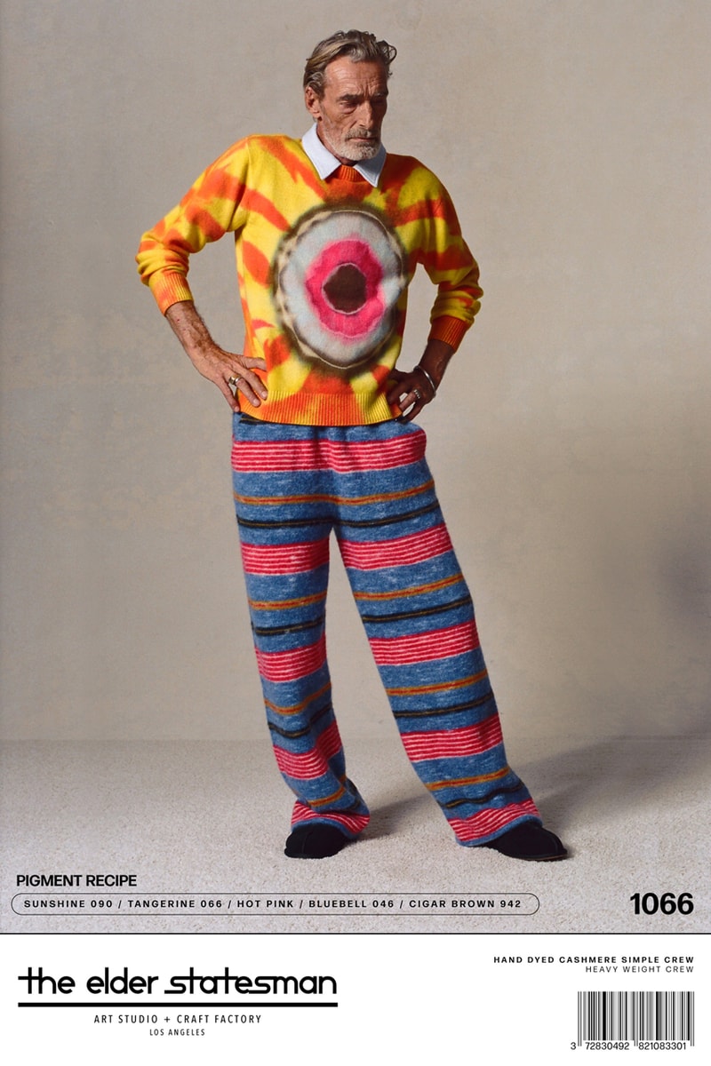 Fabrics Reign Supreme With The Elder Statesman Resort 2024 Fashion