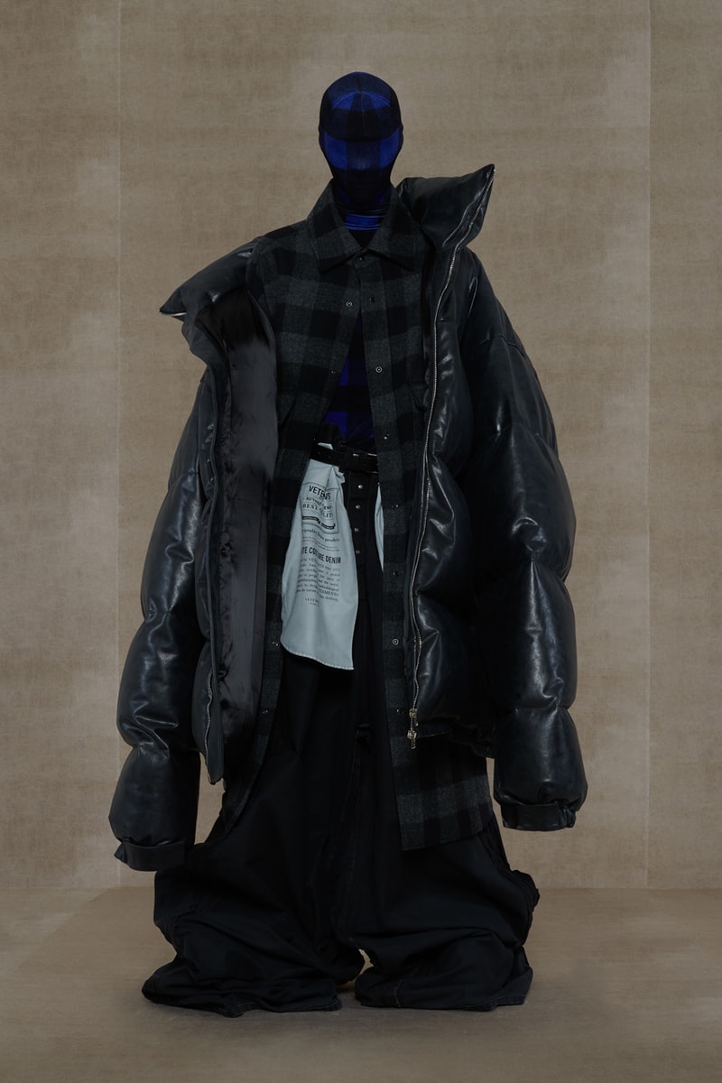VETEMENTS SS24 Offers a Bold Vision of Hybrid Couture Eveningwear Fashion Guram Gvasalia