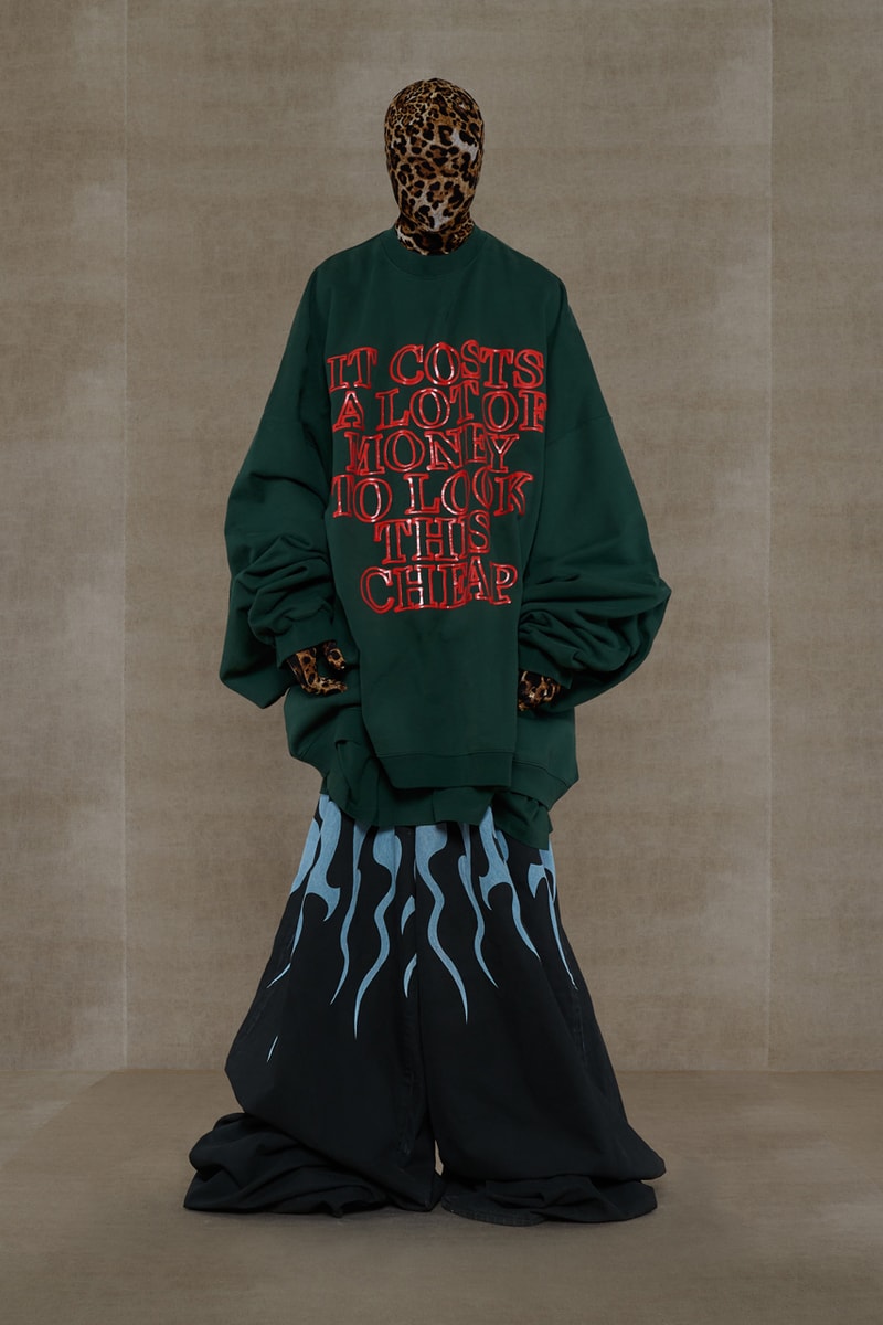 VETEMENTS SS24 Offers a Bold Vision of Hybrid Couture Eveningwear Fashion Guram Gvasalia