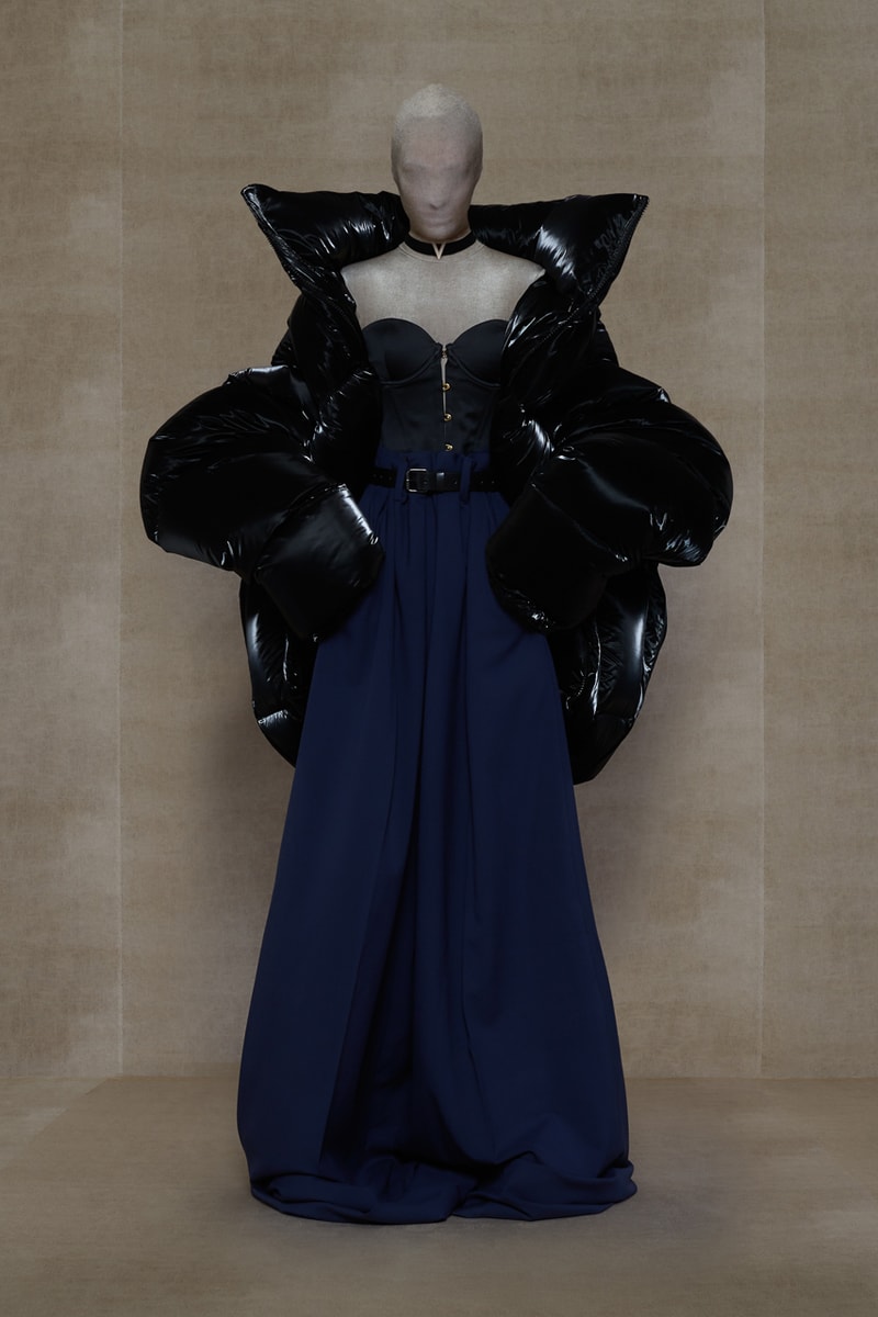 VETEMENTS SS24 Offers a Bold Vision of Hybrid Couture Eveningwear Fashion Guram Gvasalia