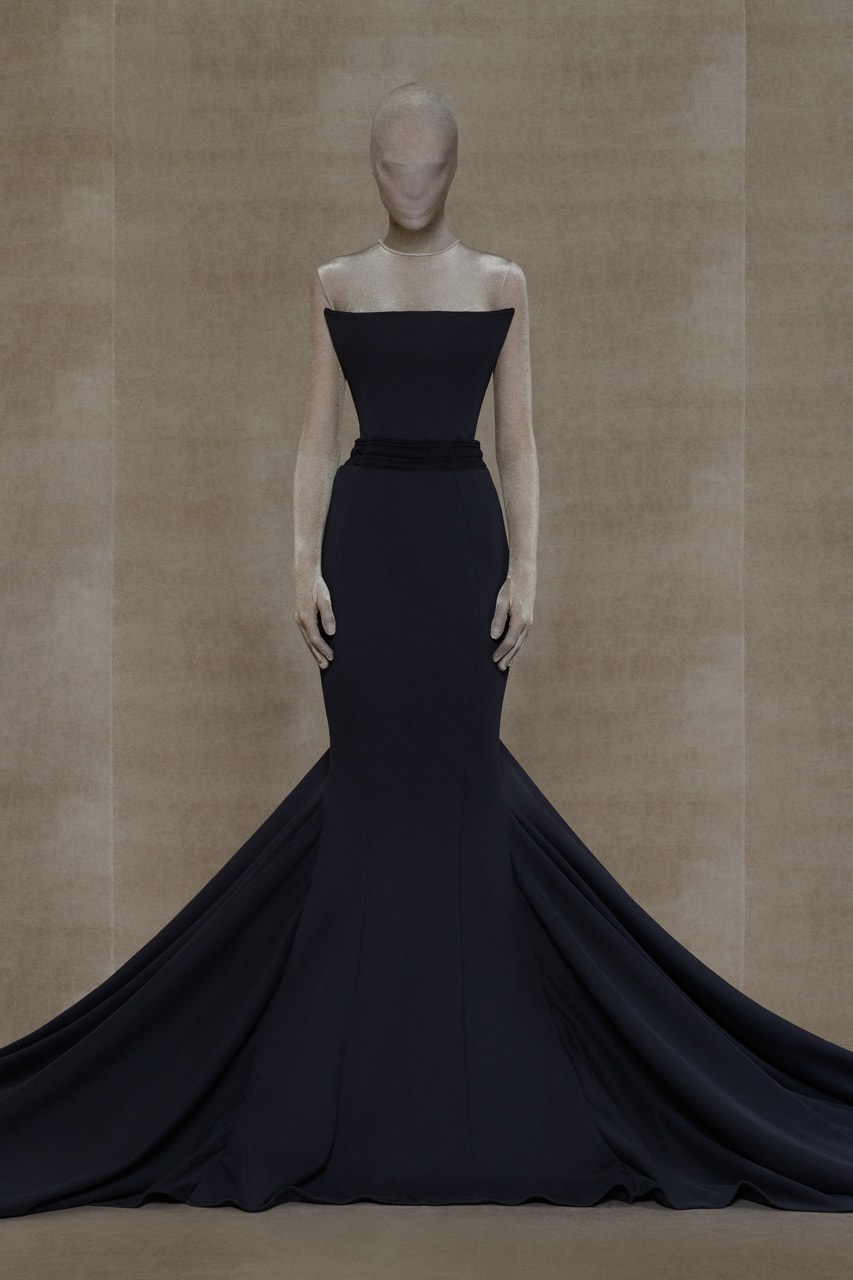 VETEMENTS SS24 Offers a Bold Vision of Hybrid Couture Eveningwear Fashion Guram Gvasalia