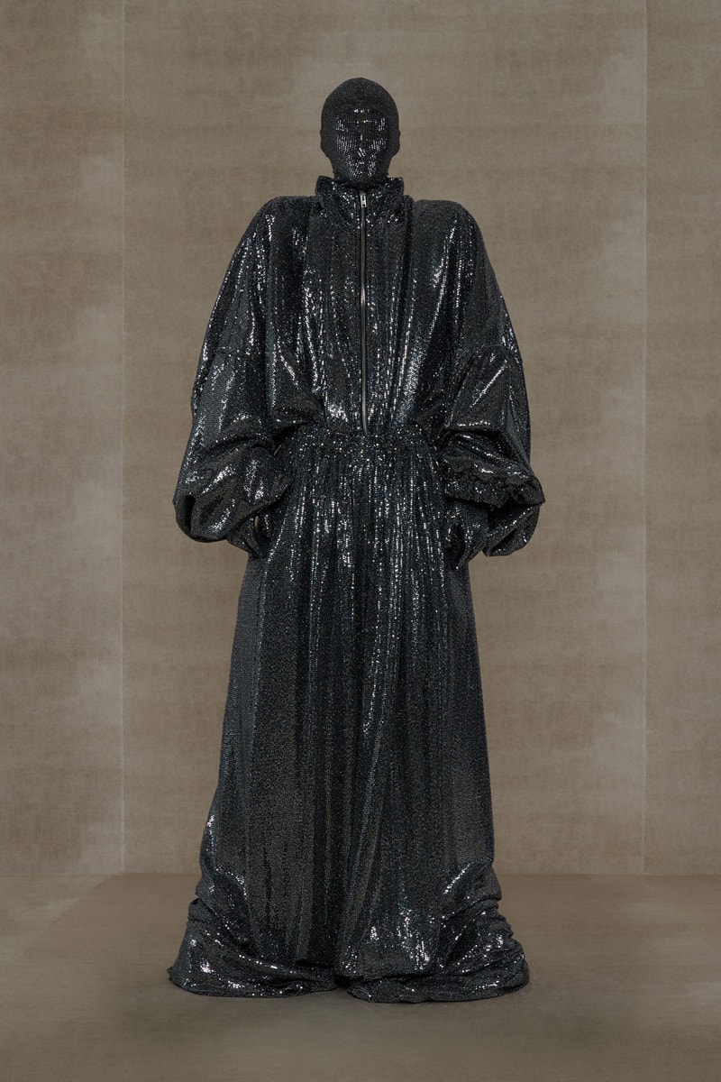 VETEMENTS SS24 Offers a Bold Vision of Hybrid Couture Eveningwear Fashion Guram Gvasalia