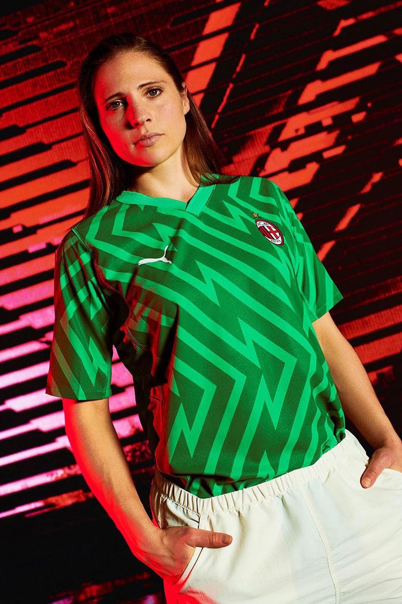 AC Milan PUMA Football Soccer Home Jersey Sports Serie A Champions League Erling Haaland Kevin De Bruyne Inter Milan