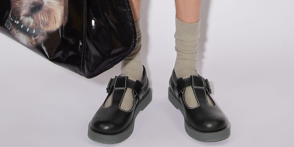 Acne Studios - Beryjane Mary Jane leather flats Acne Studios 