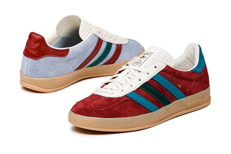 The adidas Orignals Gazelle Indoor Arrives With Hues of "Collegiate Burgundy”
