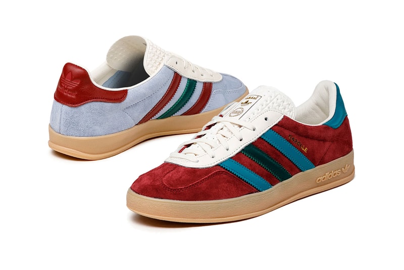 adidas Gazelle Indoor Fashion Footwear Sean Wotherspoon Blondey McCoy Sneakers Footwear Trefoil Three Stripe Wine Red