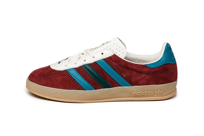 Adidas Gazelle модная домашняя обувь Sean Wotherspoon Blondey McCoy кроссовки обувь трилистник с тремя полосками винно-красный