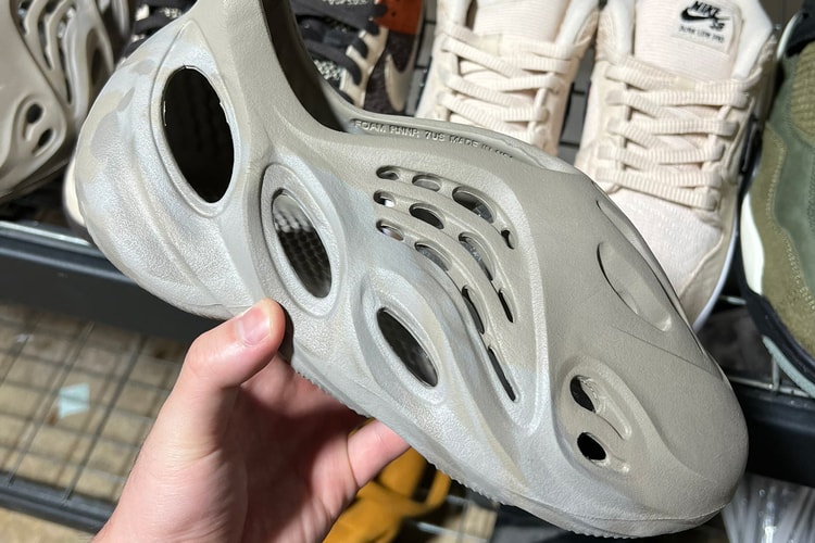 The adidas Yeezy Foam Runner Surfaces In Navy Blue - Sneaker News