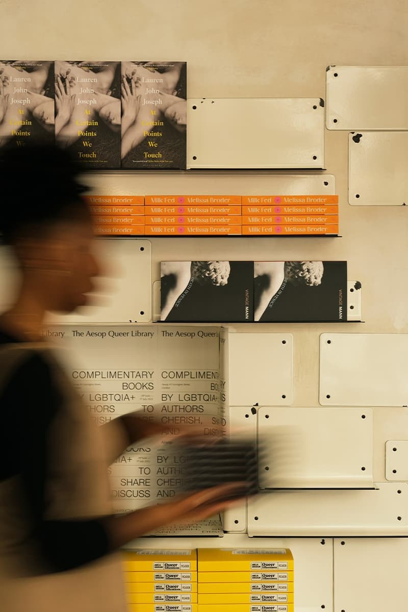 Aesop Queer Library 2023 LGBTQIA+ Queer Pride Month Literature Los Angles New York Toronto London Skincare Stores Books