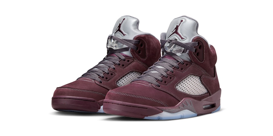 Official Images of the Air Jordan 5 "Burgundy"