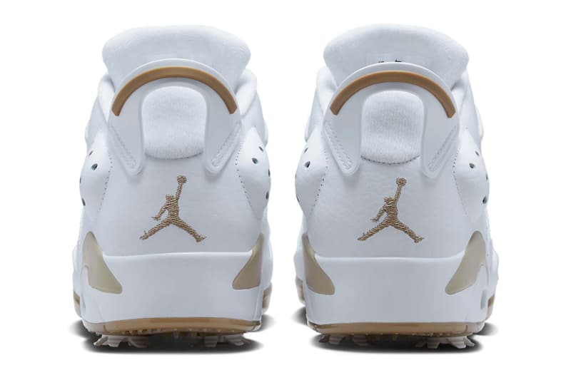 Air Jordan 6 Low Hits the Links in "White/Khaki" DV1376-100 Release Info golf shoes dj khaled jordan brand michael jordan green golf course golf shoes nike swoosh clean white