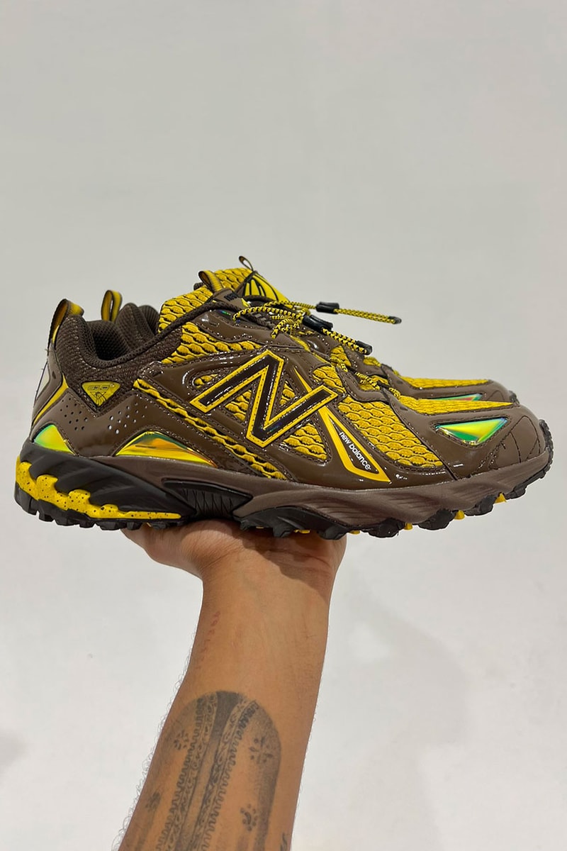 Aminé new balance 610 collaboration brown yellow the mooz release date info store list buying guide photos price amine