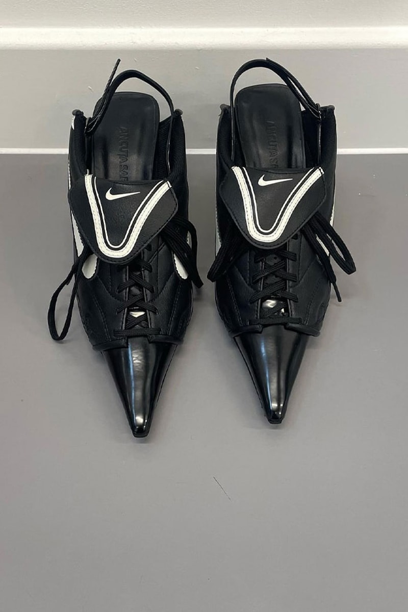 Ancuta Sarca Presents New Reworked Heel-Football Boots