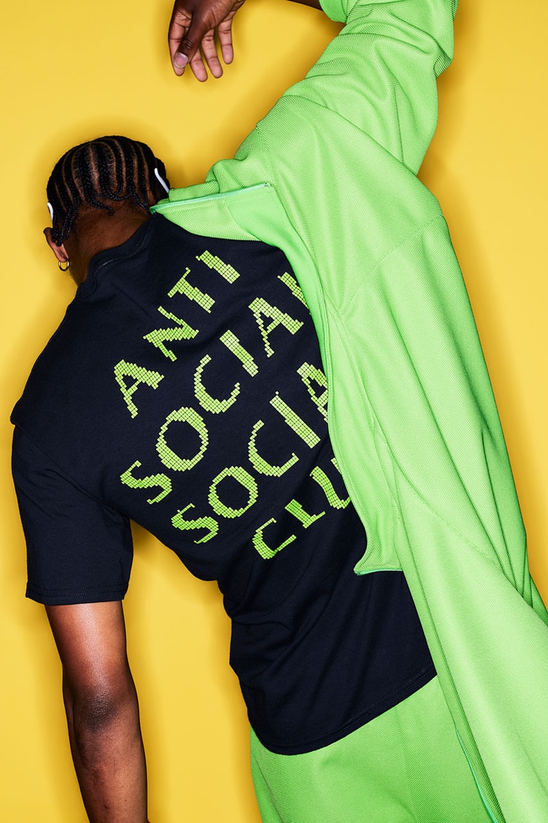 anti social social club aw23 mainline premium body glove collab tees hoodie socks sweatshirt