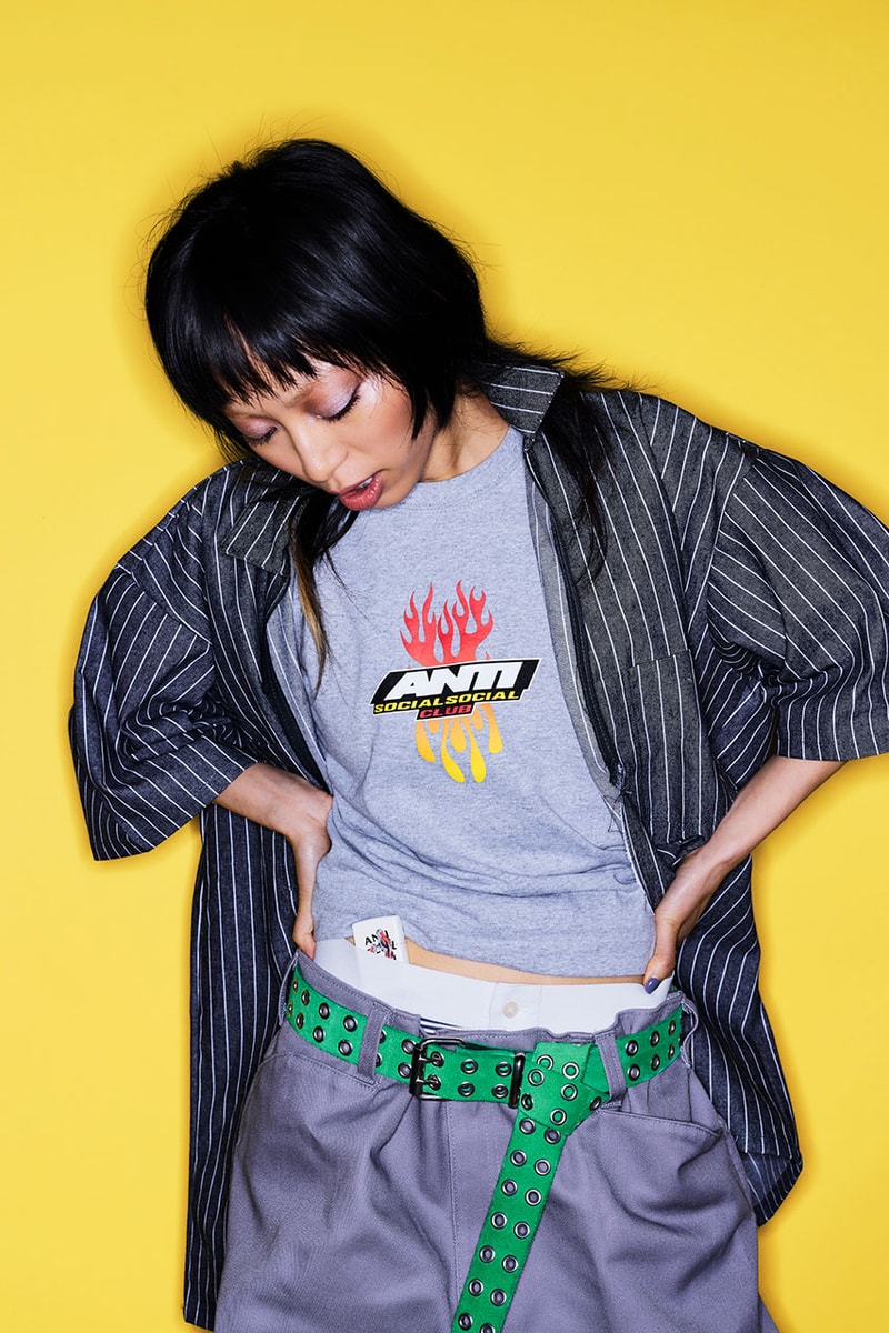 anti social social club aw23 mainline premium body glove collab tees hoodie socks sweatshirt